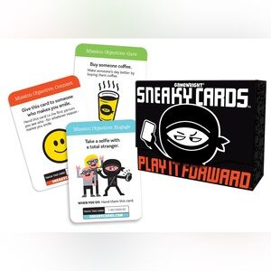 Sneaky Cards: Play It Forward Interactive Card Game by Gamewright - GUC